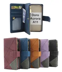 billigamobilskydd.seXL Doro Aurora A11 Luxury Wallet Case