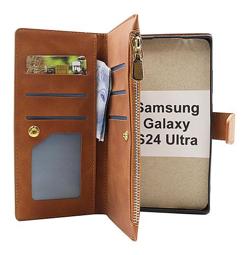 billigamobilskydd.seXL Standcase Luxury Wallet Samsung Galaxy S24 Ultra 5G (SM-S928B/DS)