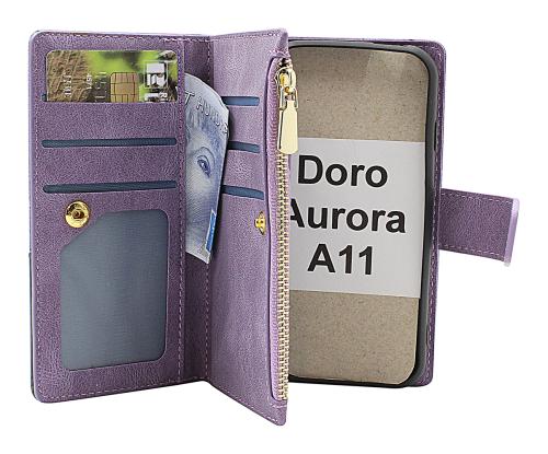 billigamobilskydd.seXL Doro Aurora A11 Luxury Wallet Case