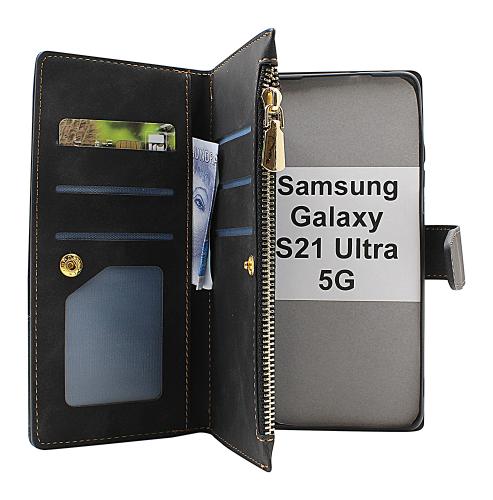 billigamobilskydd.seXL Standcase Luxury Wallet Samsung Galaxy S21 Ultra 5G (SM-G998B)