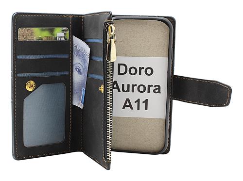 billigamobilskydd.seXL Doro Aurora A11 Luxury Wallet Case