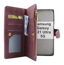 billigamobilskydd.seXL Standcase Luxury Wallet Samsung Galaxy S21 Ultra 5G (SM-G998B)