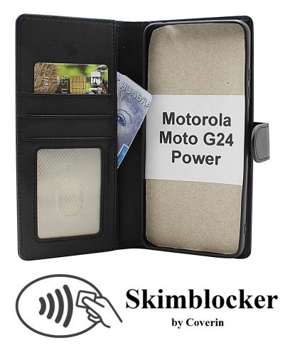 CoverinSkimblocker Motorola Moto G24 Power Magnet Phone Wallet