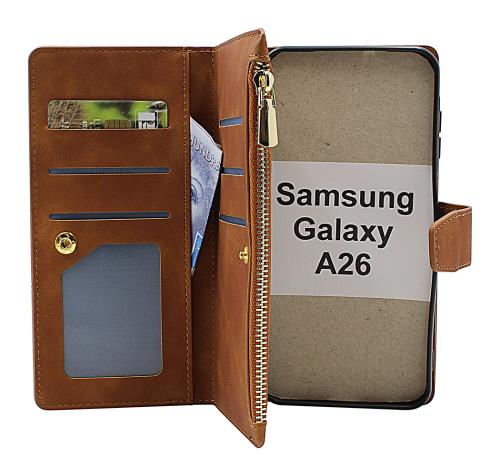 billigamobilskydd.seXL Samsung Galaxy A26 Luxury Phone Wallet