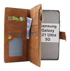 CoverinXL Standcase Luxury Wallet Samsung Galaxy S21 Ultra 5G (SM-G998B)