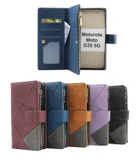 CoverinXL Standcase Luxury Wallet Motorola Moto G35 5G
