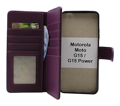 CoverinSkimblocker Motorola Moto G15 / G15 Power XL Phone Wallet