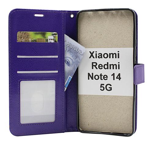 billigamobilskydd.seCrazy Horse Xiaomi Redmi Note 14 5G Phone Wallet