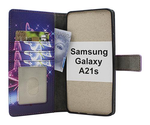 CoverinSkimblocker Samsung Galaxy A21s Phone Wallet Design