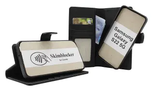 CoverinSkimblocker Samsung Galaxy S22 5G Magnet Phone Wallet