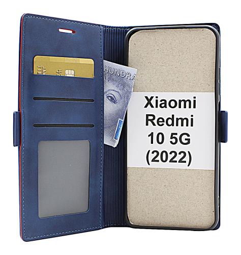 billigamobilskydd.seLuxury Standcase Wallet Xiaomi Redmi 10 5G (2022)