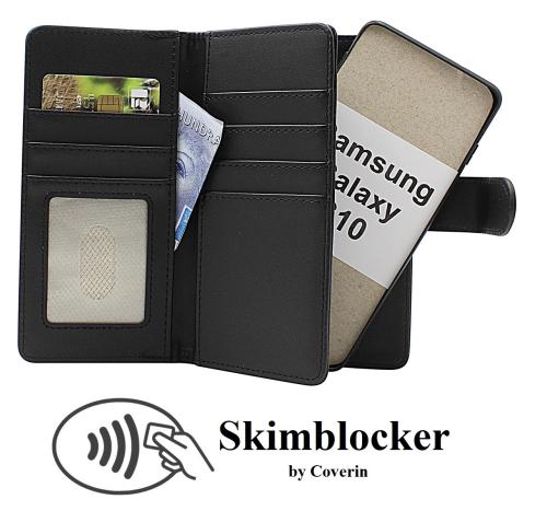 CoverinSkimblocker Samsung Galaxy S10 (G973F) XL Magnet Phone Wallet