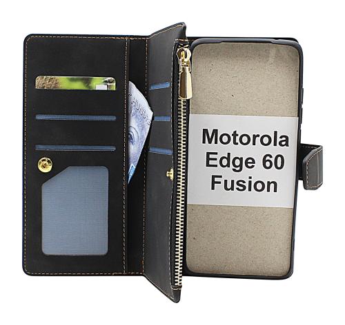 billigamobilskydd.seXL Motorola Edge 60 Fusion Luxury Phone Wallet