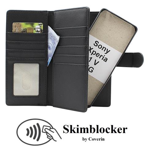 CoverinSkimblocker Sony Xperia 1 V 5G XL Magnet Phone Wallet