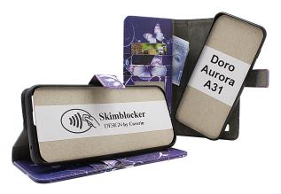 CoverinSkimblocker Doro Aurora A31 Magnet Phone Wallet Design
