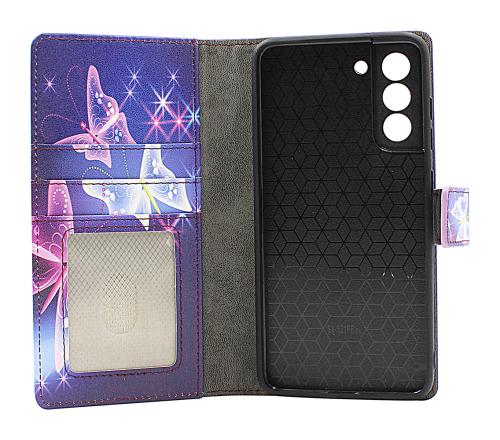 CoverinSkimblocker Samsung Galaxy S21 FE 5G Magnet Phone Wallet Design