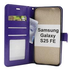 CoverinCrazy Horse Samsung Galaxy S25 FE Phone Wallet