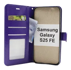 CoverinCrazy Horse Samsung Galaxy S25 FE Phone Wallet