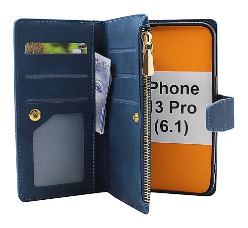 billigamobilskydd.seXL Standcase Luxury Wallet iPhone 13 Pro