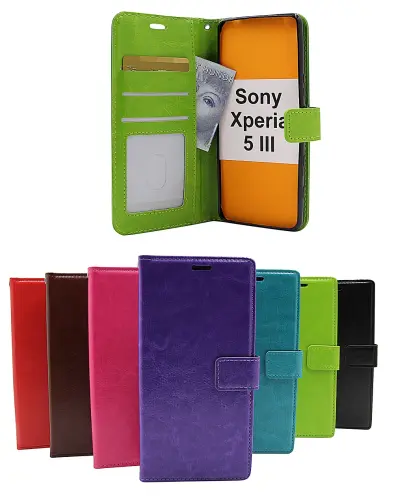 billigamobilskydd.seCrazy Horse Wallet Sony Xperia 5 III (XQ-BQ52)