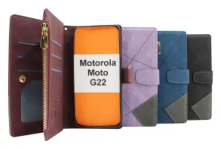 CoverinXL Standcase Luxury Wallet Motorola Moto G22