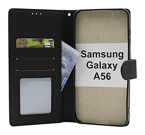 billigamobilskydd.seFlower Samsung Galaxy A56 Phone Wallet