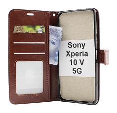 CoverinCrazy Horse Wallet Sony Xperia 10 V 5G